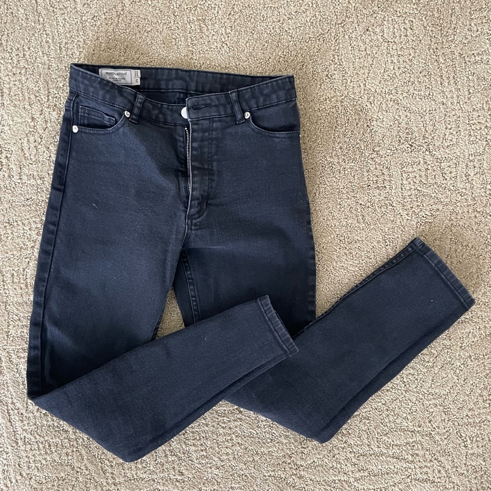 Maison Kitsune black jeans